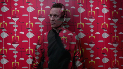 Chef Leo makes like a chameleon and blends into the wallpaper. Chef Leo makes like a chameleon and blends into the wallpaper.